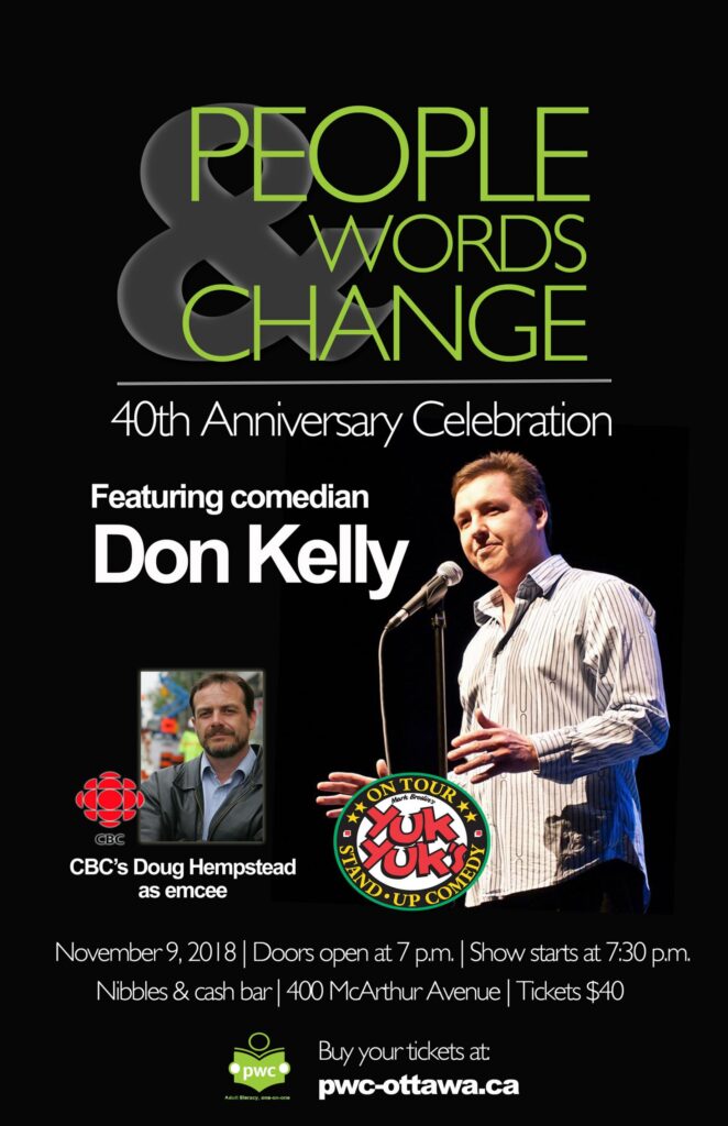 People, Words & Change – 40th Anniversary Celebration!