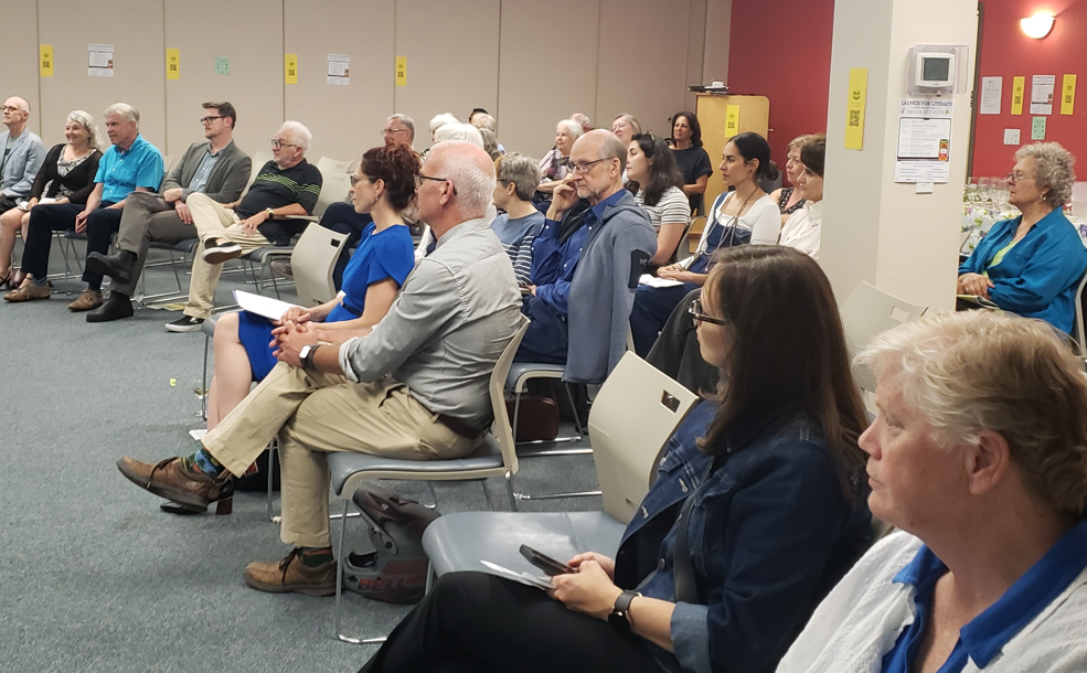 a photo of the attendees of the Launch for Literacy event