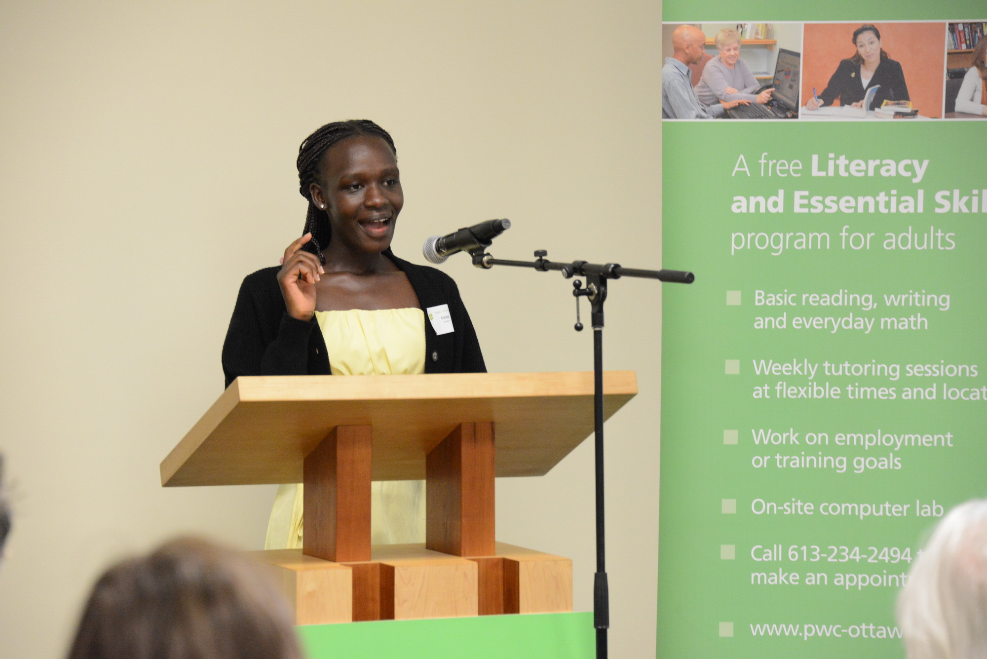 learner speaker Cicilia