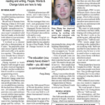 Article about PWC and a learner titled "Volunteer tutors make English click for students since 1978." written in Your Community Voice Kanata North