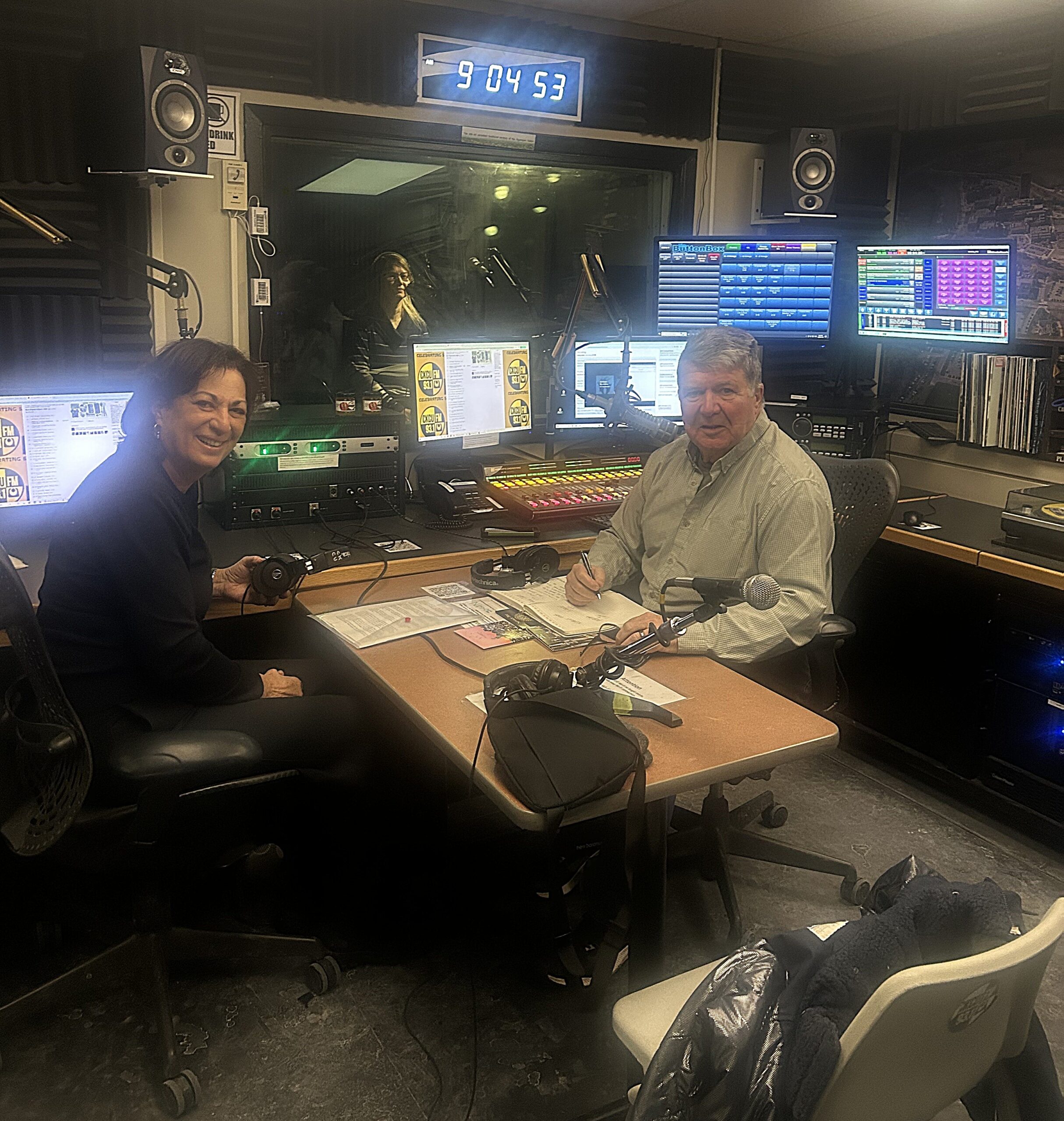 Images of PWC staff, a volunteer tutor, and a learner at CKCU